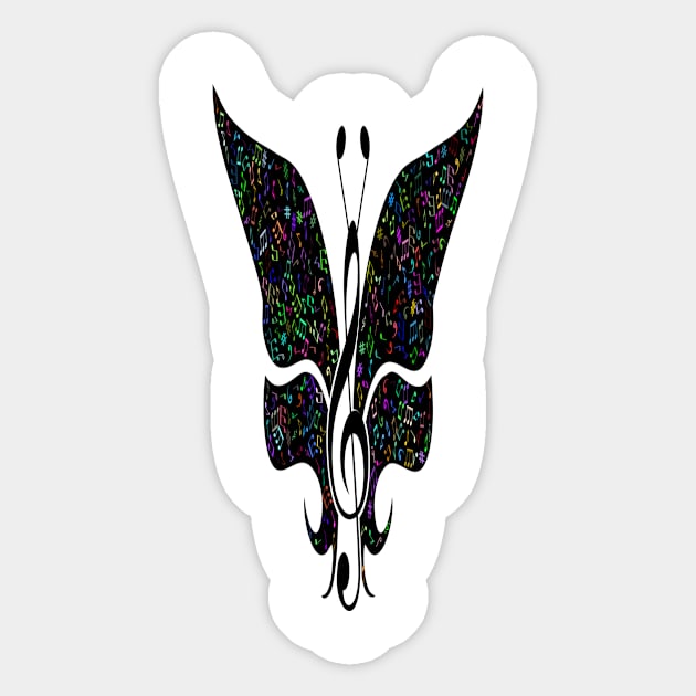 Amazing butterfly Sticker by zazilk